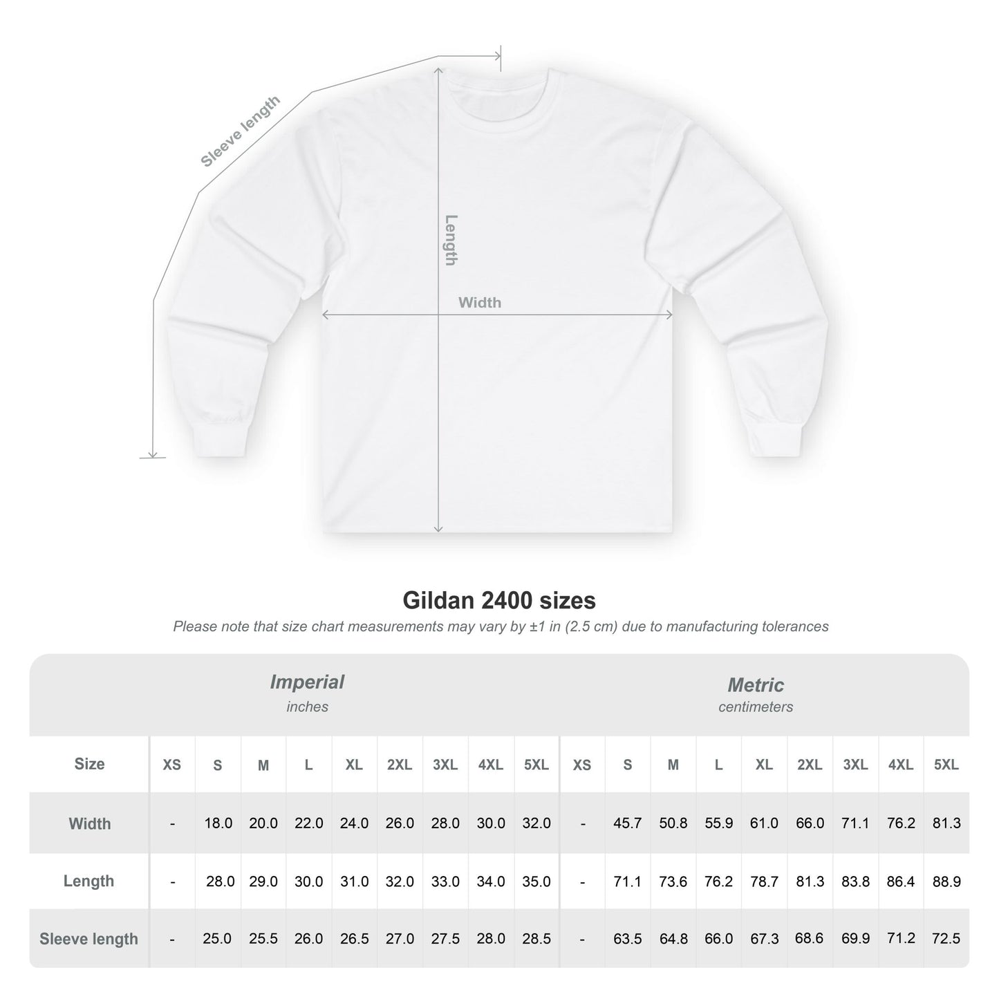 The Grayscale Long Sleeve Tee
